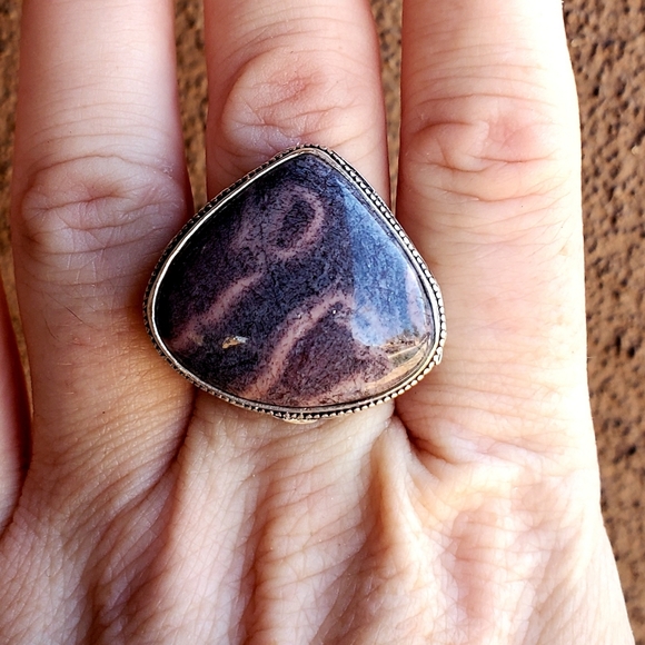 New Mookaite Jasper 925 Silver Ring. - Picture 10 of 16